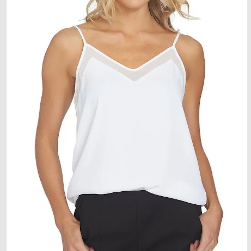 1.STATE Chiffon Inset Camisole - M